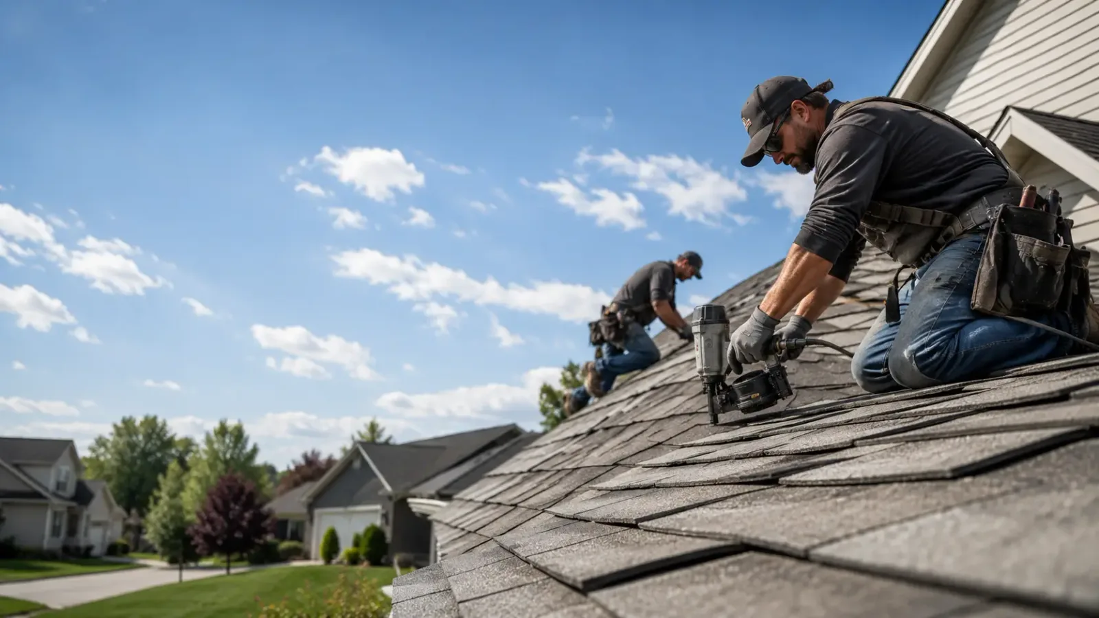 Storm Damage Roof Repair in Hoffman, IL near me